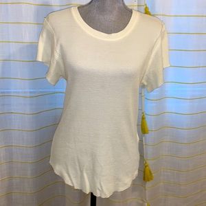 Free People Waffle Knit Shirt